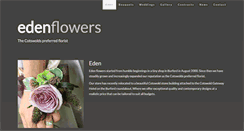 Desktop Screenshot of eden-flowers.co.uk